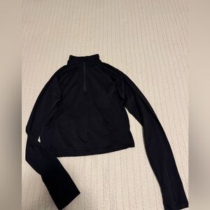 Athleta Black Long Sleeve Top
